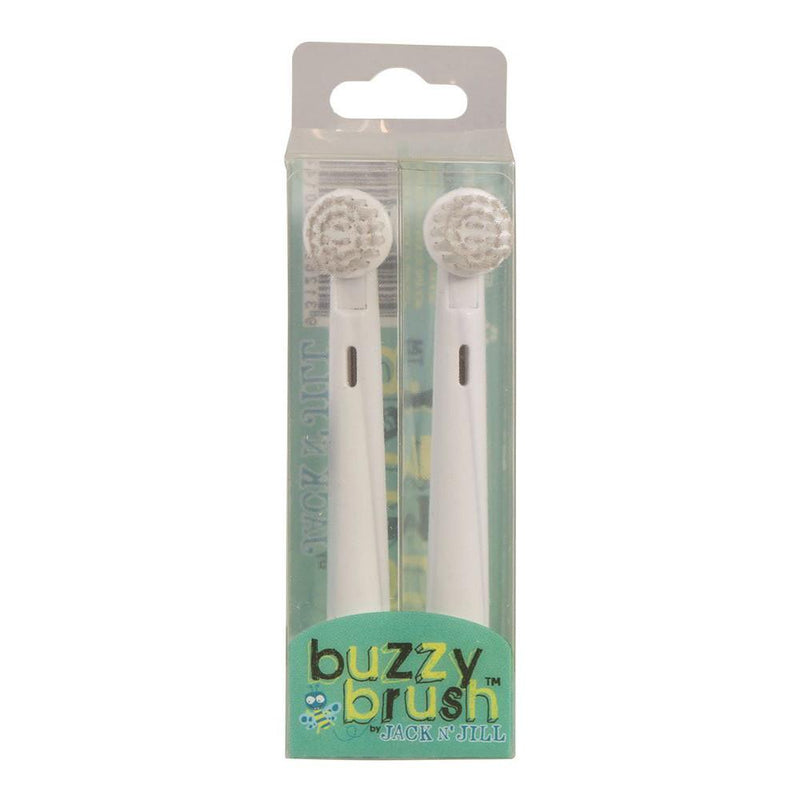 2 x Jack N' Jill Buzzy Brush Replacement Heads for Electric Toothbrush