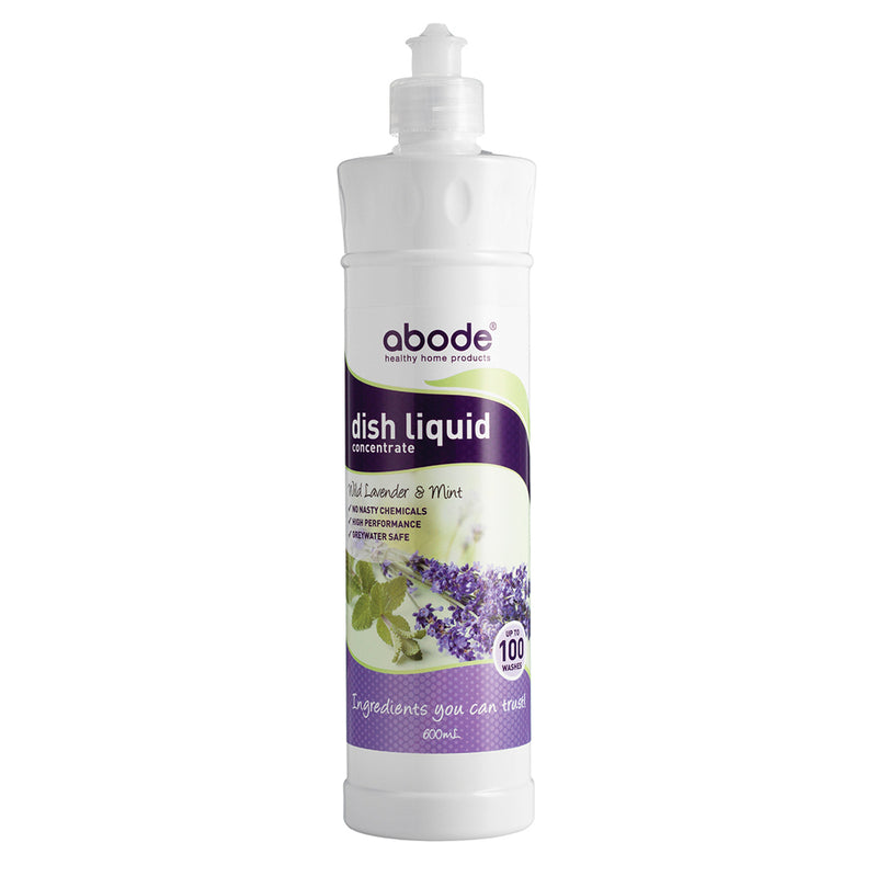 Abode Dish Liquid Concentrate Wild Lavender & Mint 600ml