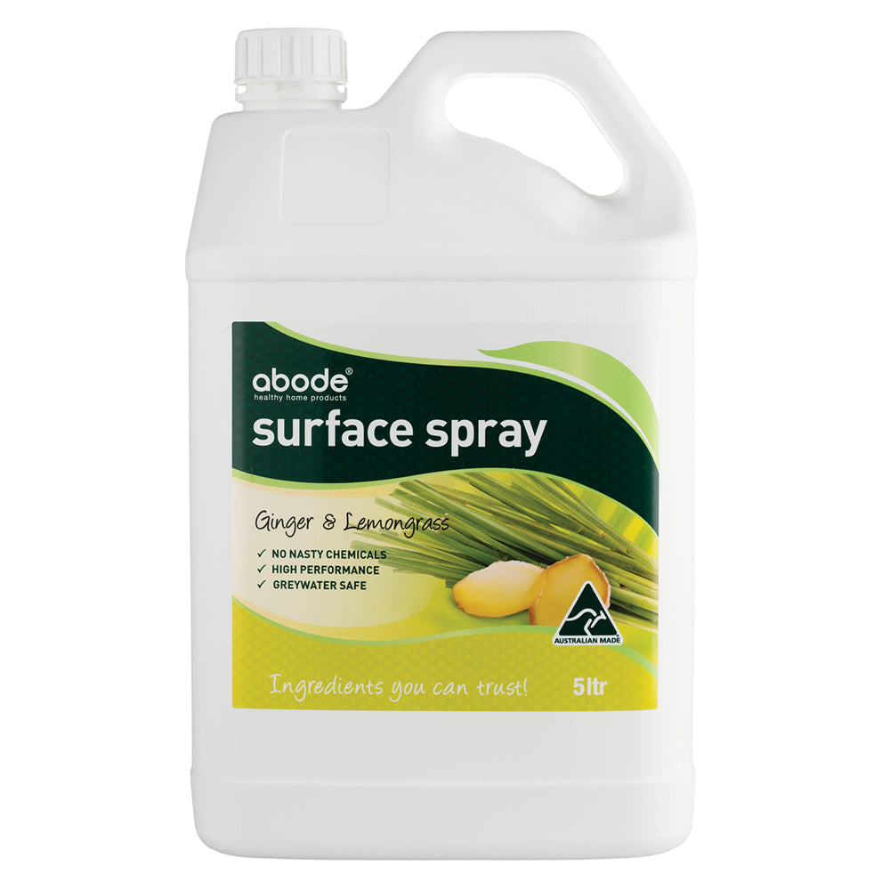 Abode Surface Spray Ginger & Lemongrass 5L