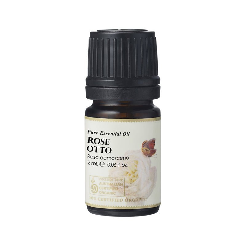 Ausganica 100% Certified Organic Essential Oil Rose Otto 2ml