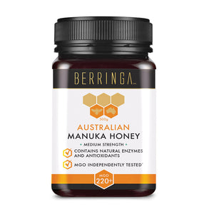 Berringa Australian Manuka Honey Medium Strength (MGO 220+) 500g