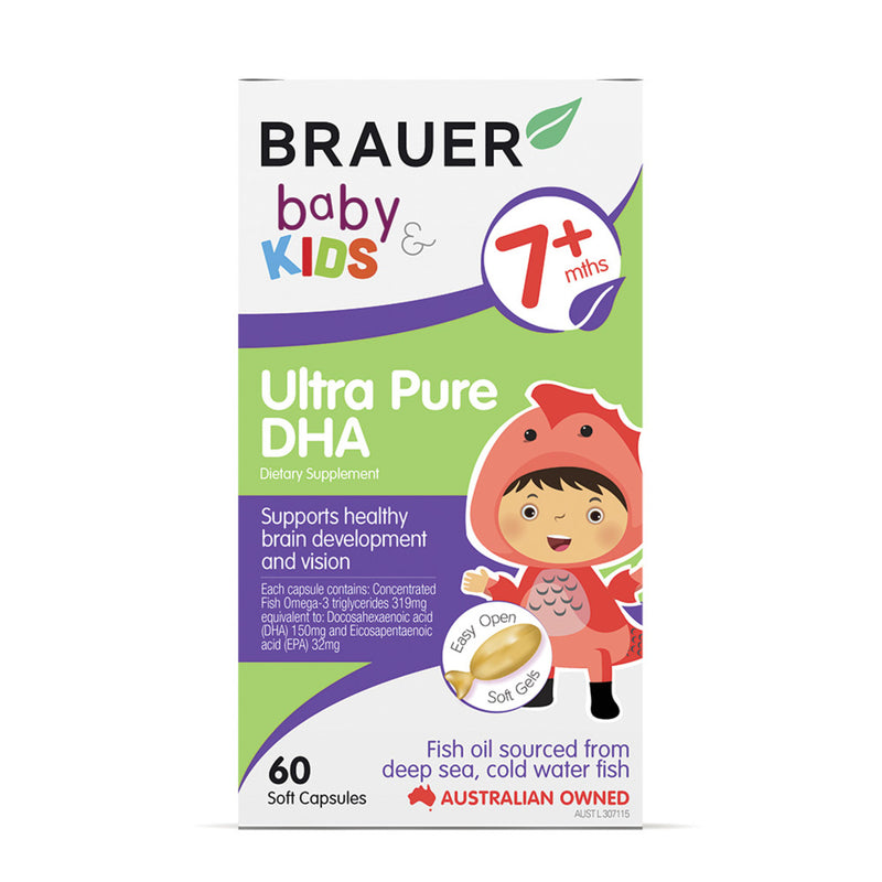 Brauer Baby and Kids Ultra Pure DHA Ultra 60c