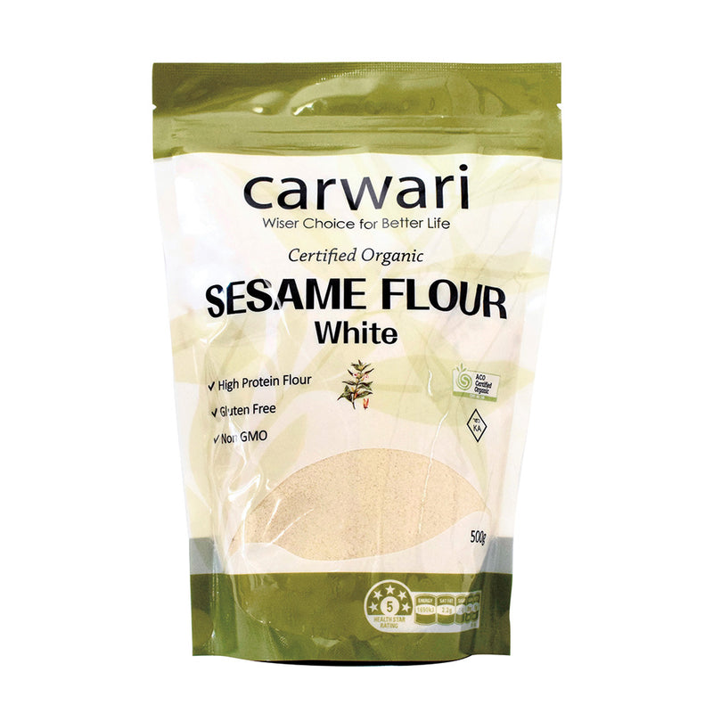 Carwari Organic Sesame Flour White 500g
