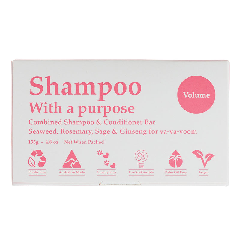 Clover Fields Shampoo with a Purpose Bar (shampoo & conditioner) Volume 135g