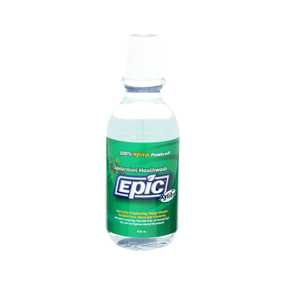 Epic Xylitol Alcohol-Free Mouthwash Spearmint 475ml
