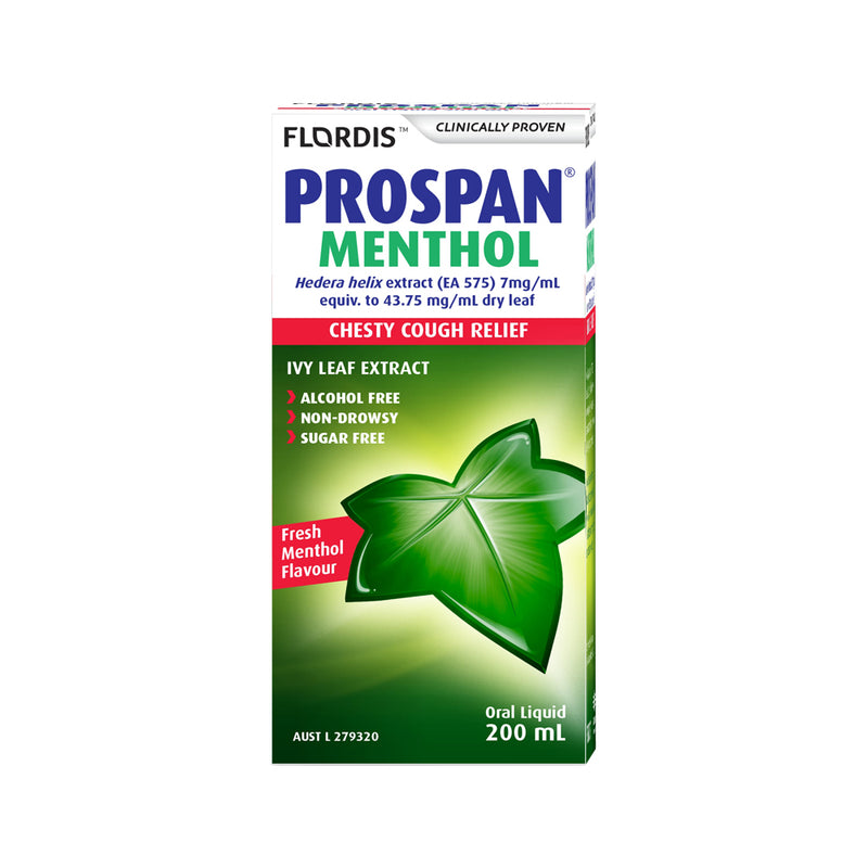 Flordis Prospan Menthol Chesty Cough Relief 200ml Oral Liquid