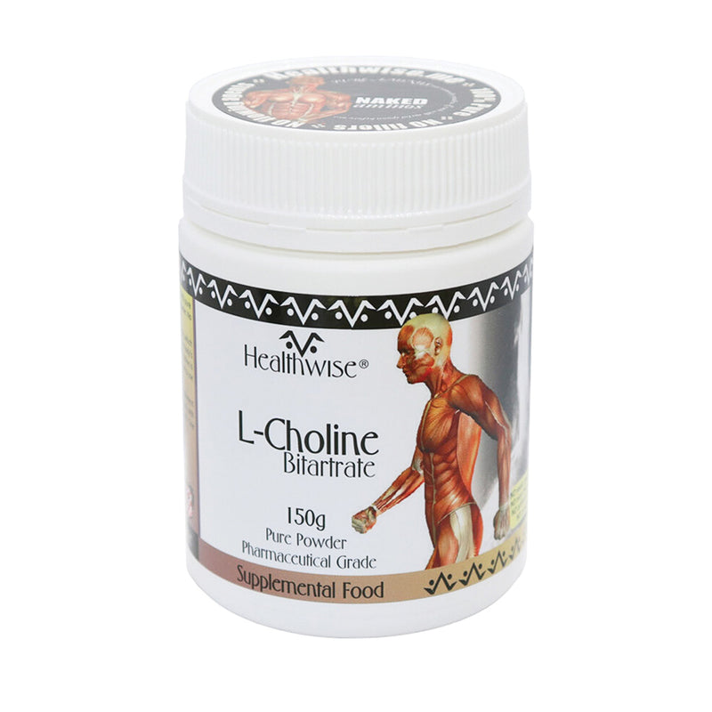 Healthwise L-Choline Bitartrate 150g Powder
