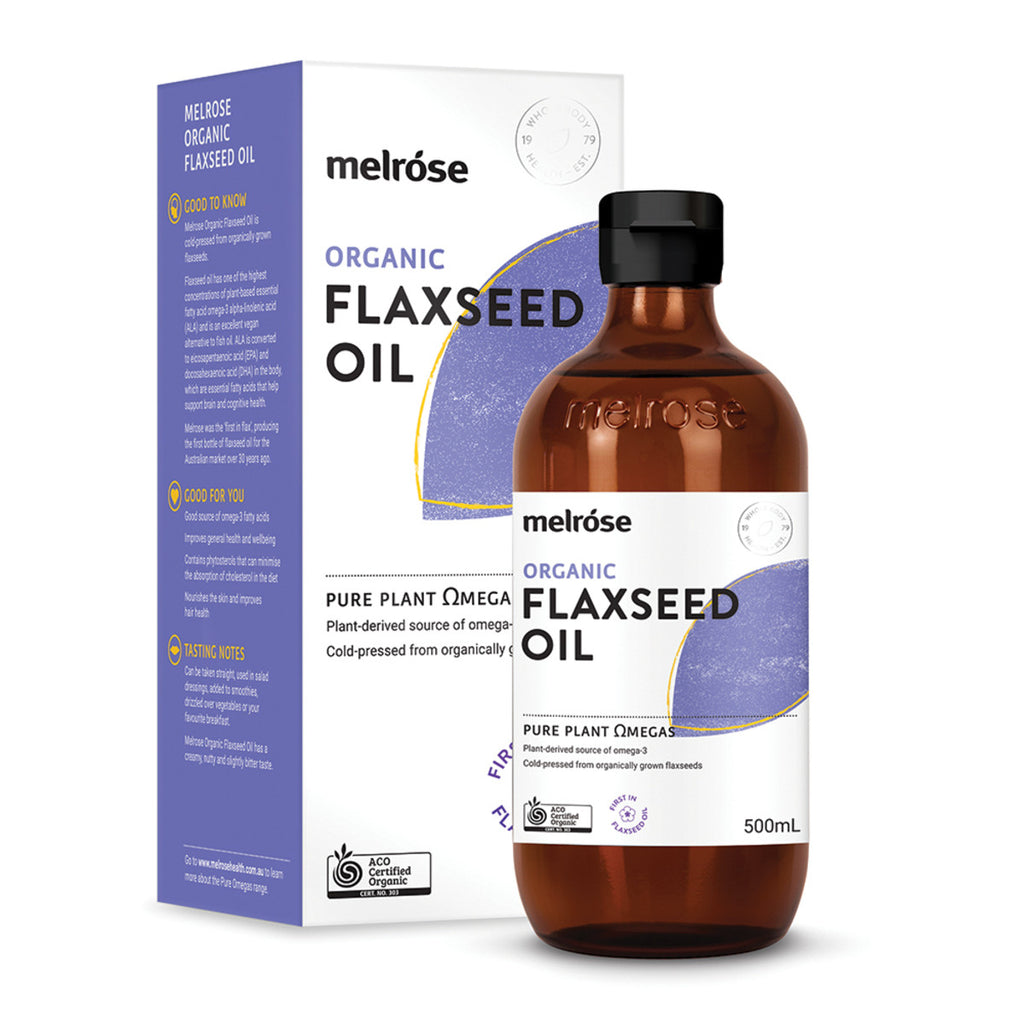 Melrose Organic Flax Oil 500ml
