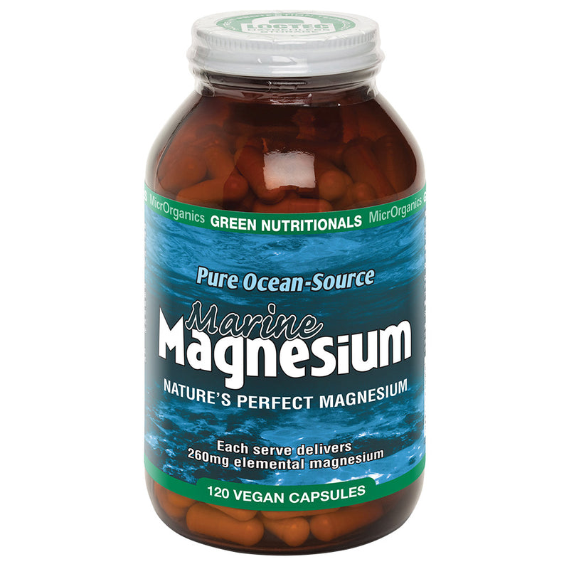 MicrOrganics Green Nutritionals Pure Ocean-Source Marine Magnesium 120vc