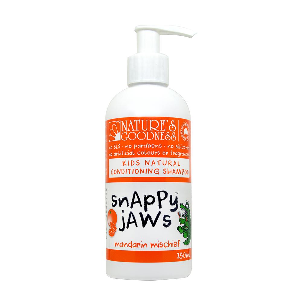 Nature's Goodness Snappy Jaws Kids Natural Conditioning Shampoo Mandarin Mischief 250ml