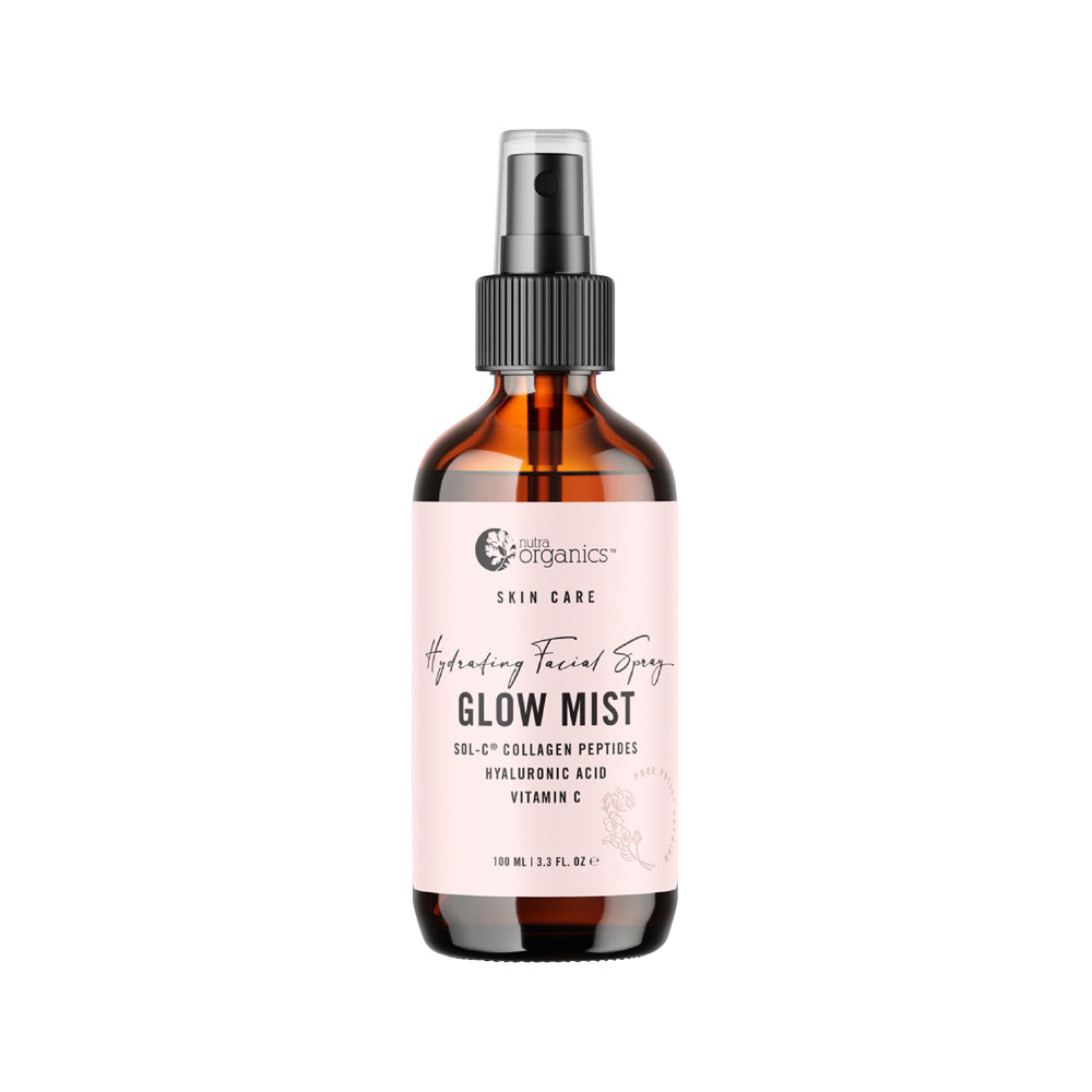 Nutra Organics Skin Care Hydrating Facial Spray Glow Mist 100ml
