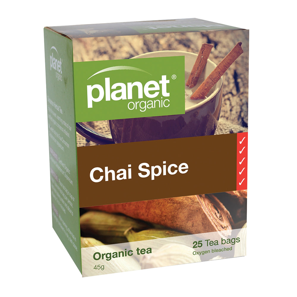 Planet Organic Organic Chai Spice Tea x 25 Tea Bags