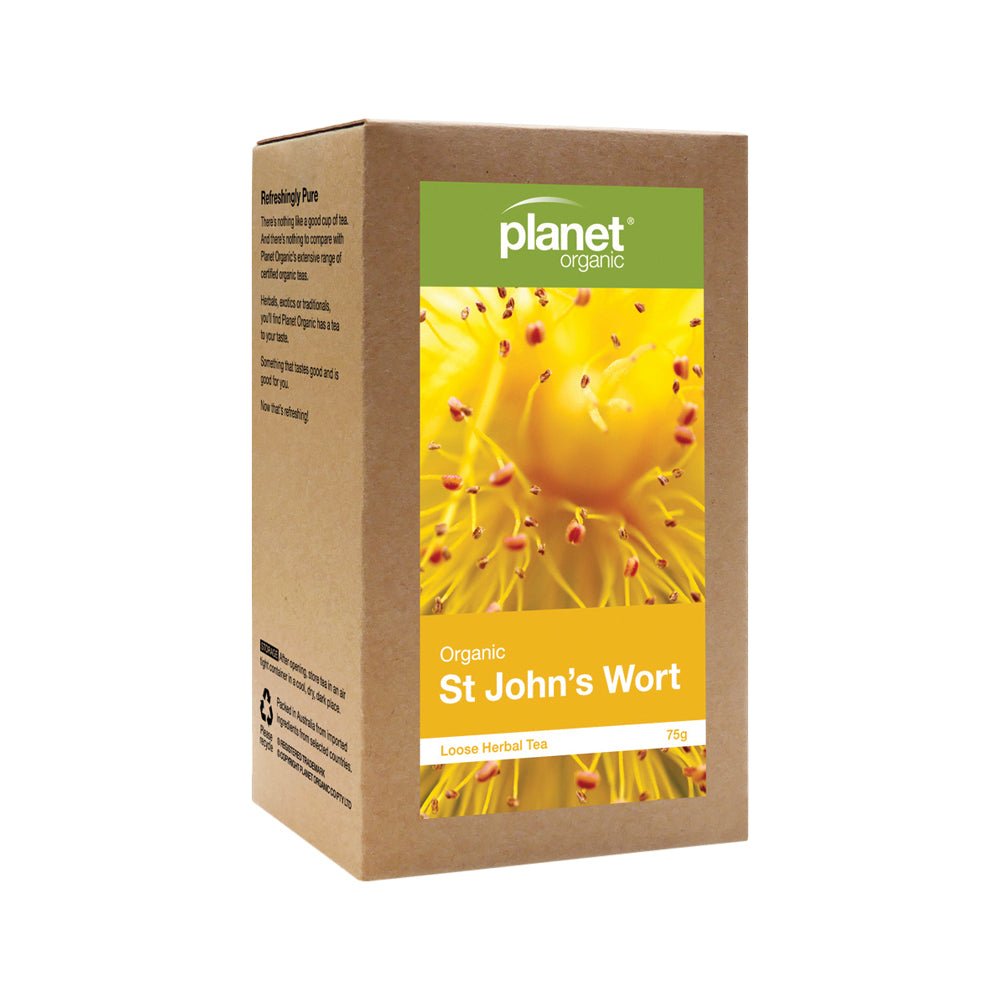 Planet Organic Organic St John's Wort Loose Leaf Tea 75g