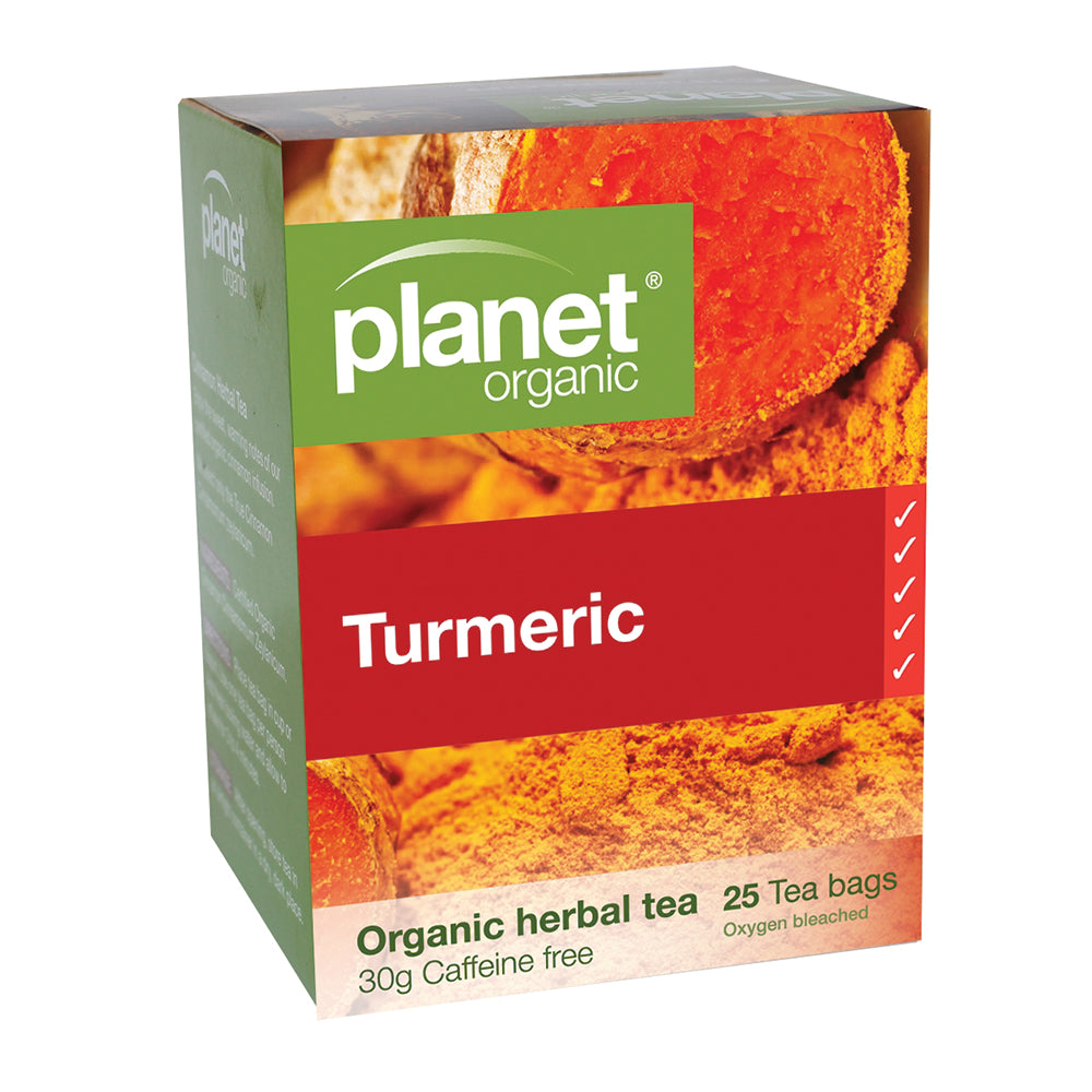 Planet Organic Organic Turmeric Herbal Tea x 25 Tea Bags