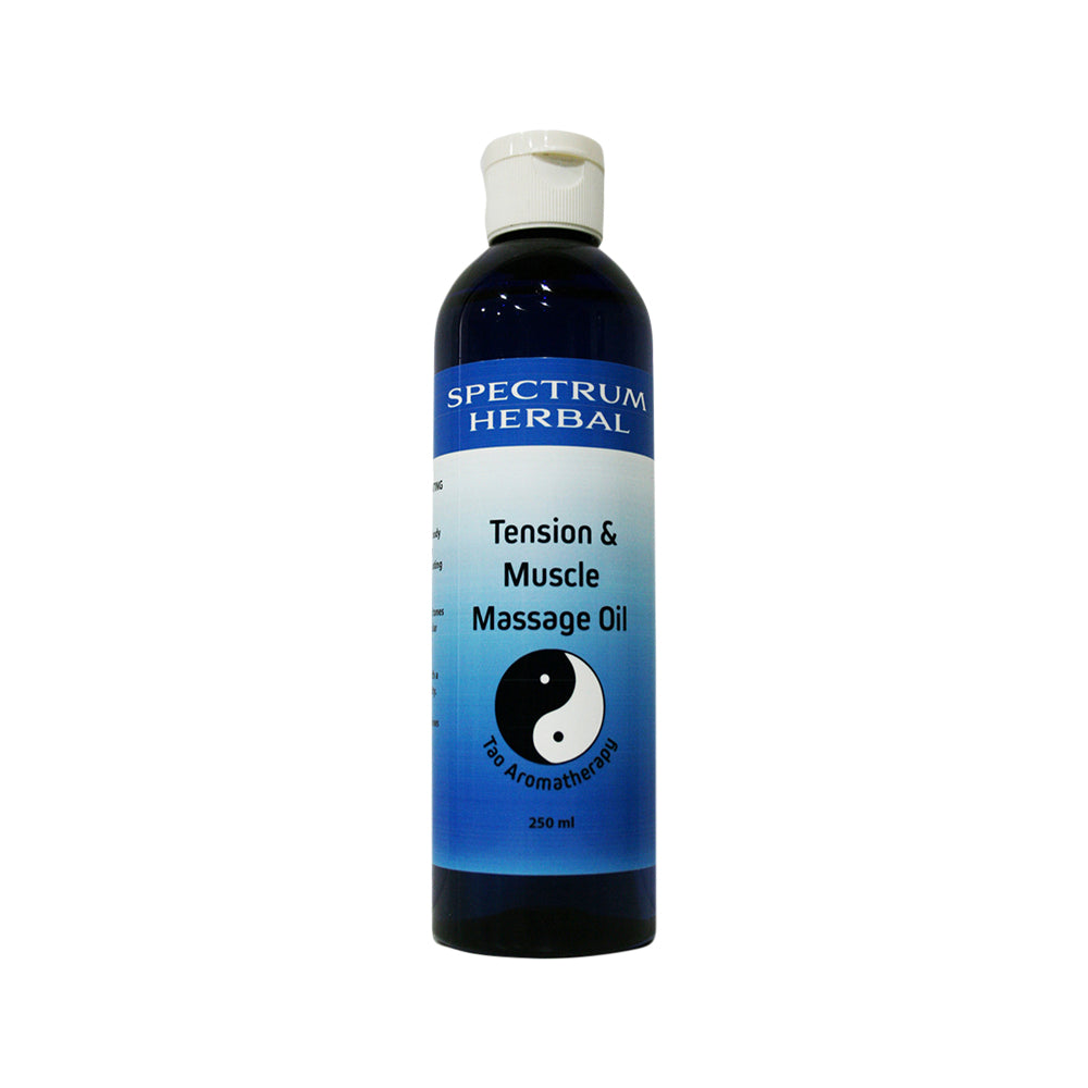 Spectrum Herbal Tao Aromatherapy Massage Oil Tension & Muscle 250ml
