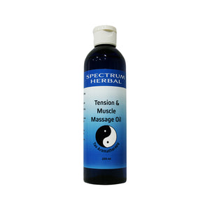 Spectrum Herbal Tao Aromatherapy Massage Oil Tension & Muscle 250ml