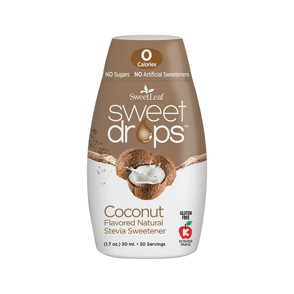 Sweet Leaf Sweet Drops Stevia Liquid Coconut Squeeze Pack 50ml