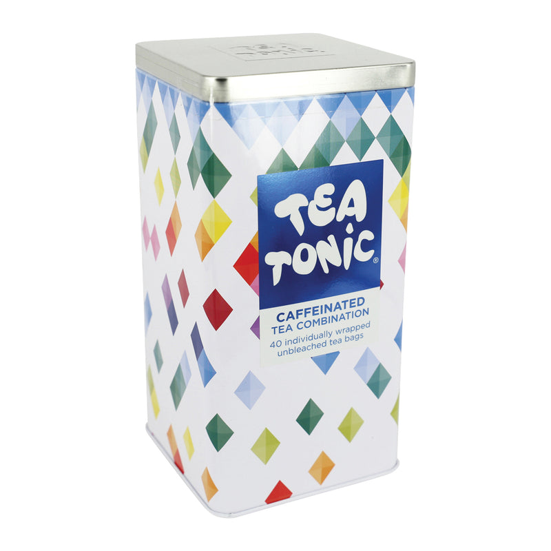 Tea Tonic Organic Caffeinated Tea Combo Tin x 40 Tea Bags