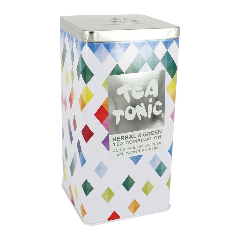 Tea Tonic Organic Herbal & Green Tea Combination Tin x 40 Tea Bags