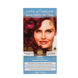 Tints of Nature Permanent Hair Colour Fiery Red 5FR