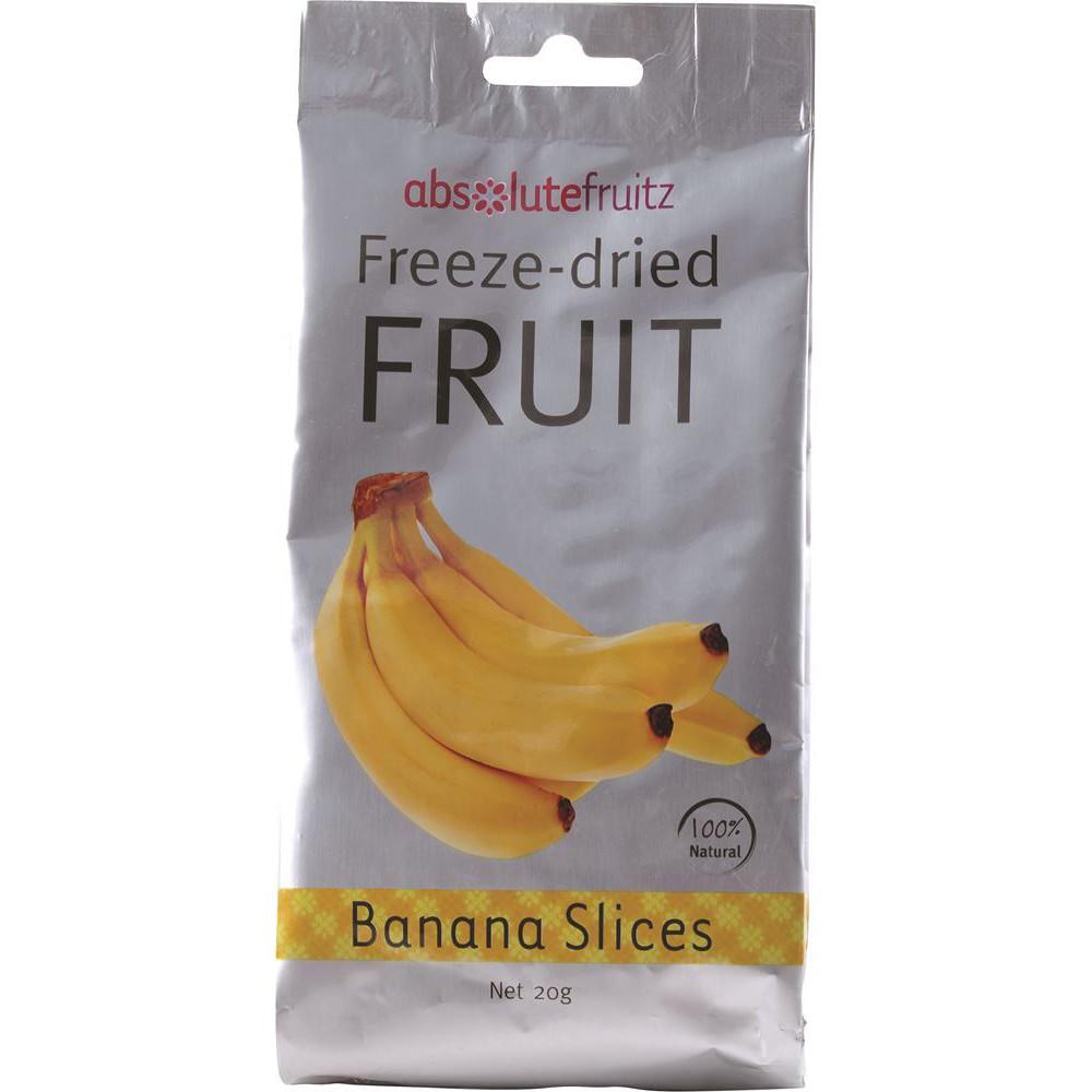AbsoluteFruitz Freeze-Dried Banana Slices 20g