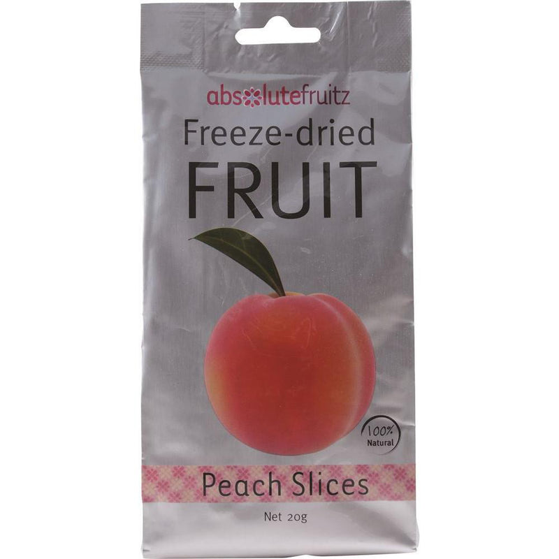 AbsoluteFruitz Freeze-Dried Peach Slices 20g