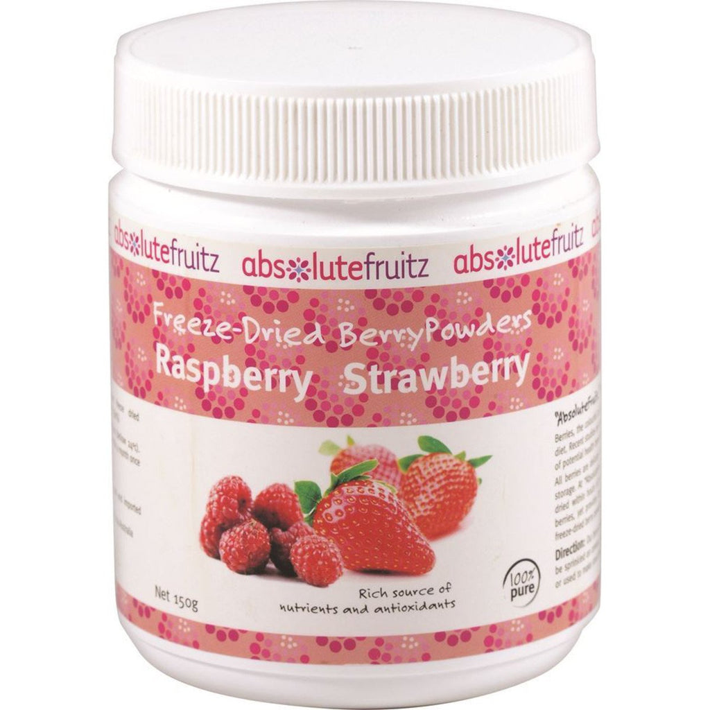 AbsoluteFruitz Freeze-Dried Raspberry and Strawberry Powder 150g