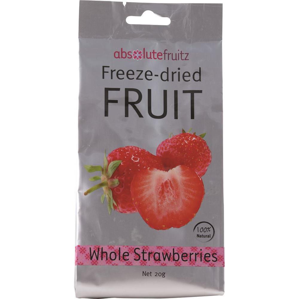 AbsoluteFruitz Freeze-Dried Whole Strawberries 20g