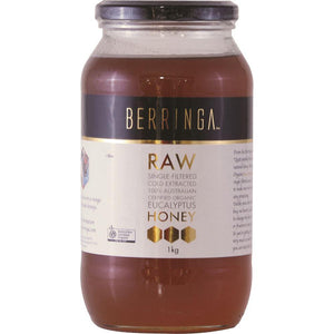 Berringa Raw Organic Eucalyptus Honey 1kg
