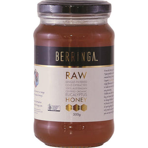 Berringa Raw Organic Eucalyptus Honey 500g
