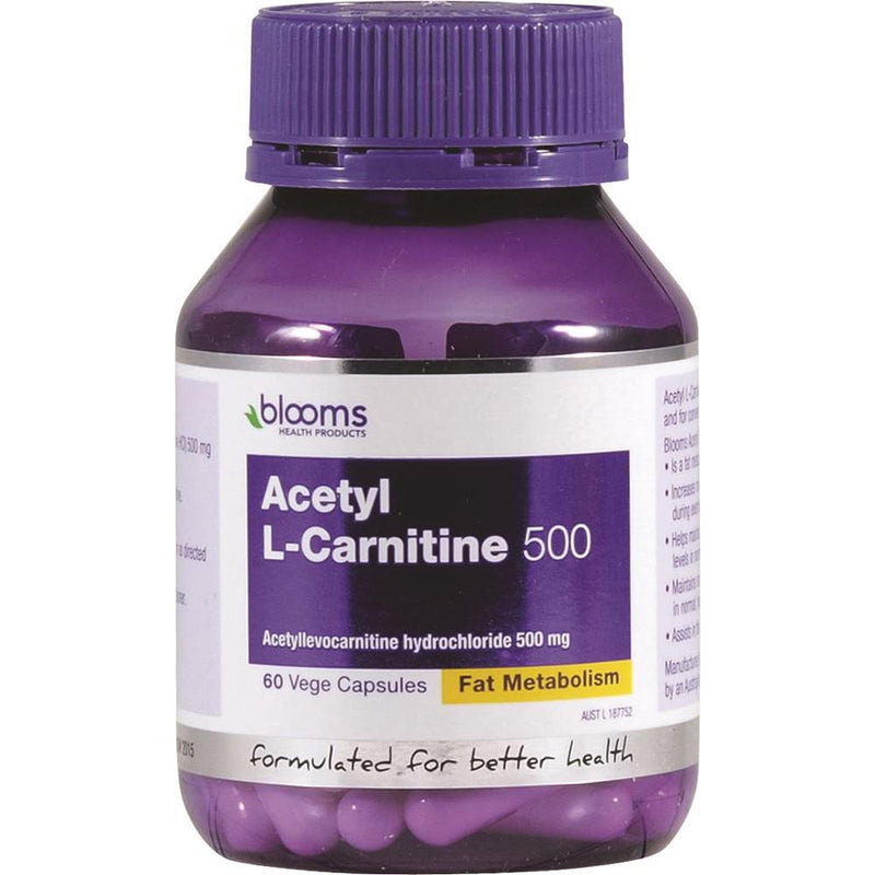Blooms Acetyl L-Carnitine 500 60vc