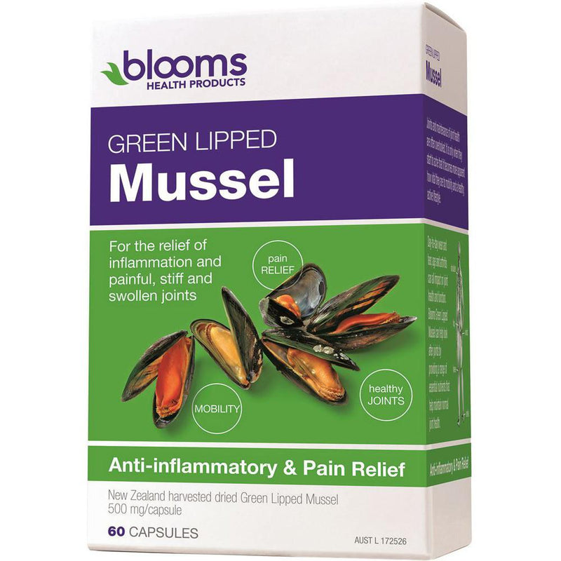 Blooms Green Lipped Mussel 500mg 60c