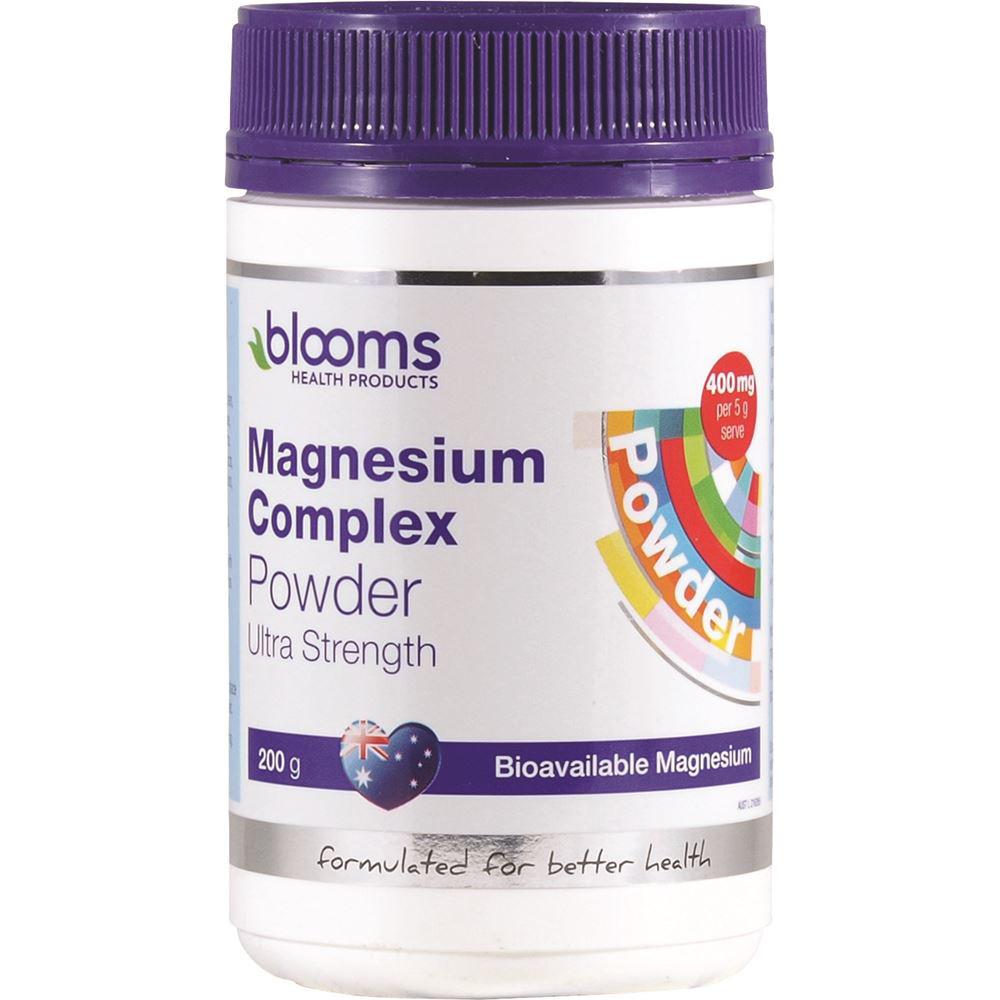 Blooms Magnesium Complex Ultra Strength Powder 200g