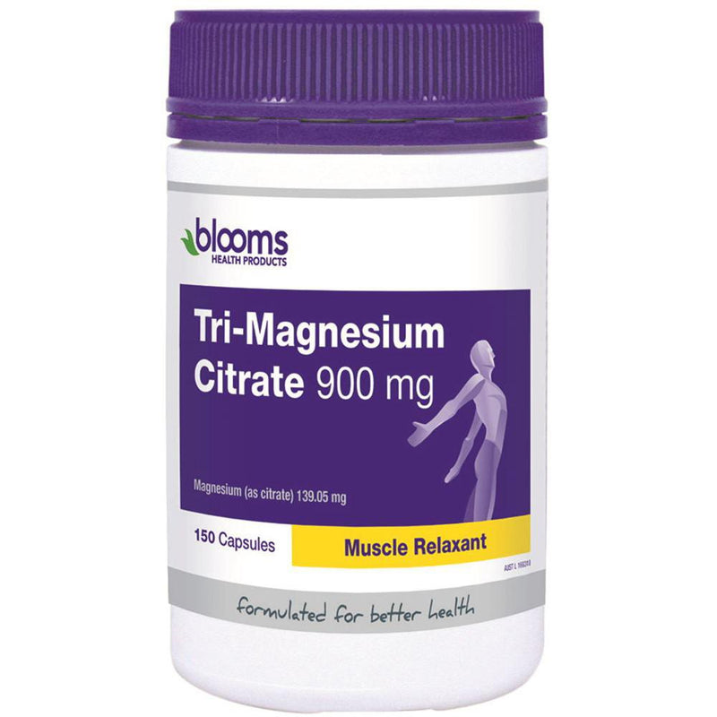 Blooms Tri-Magnesium Citrate 900mg 150c