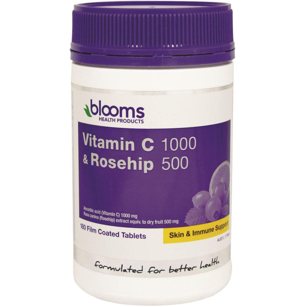 Blooms Vitamin C 1000mg & Rosehips 180t