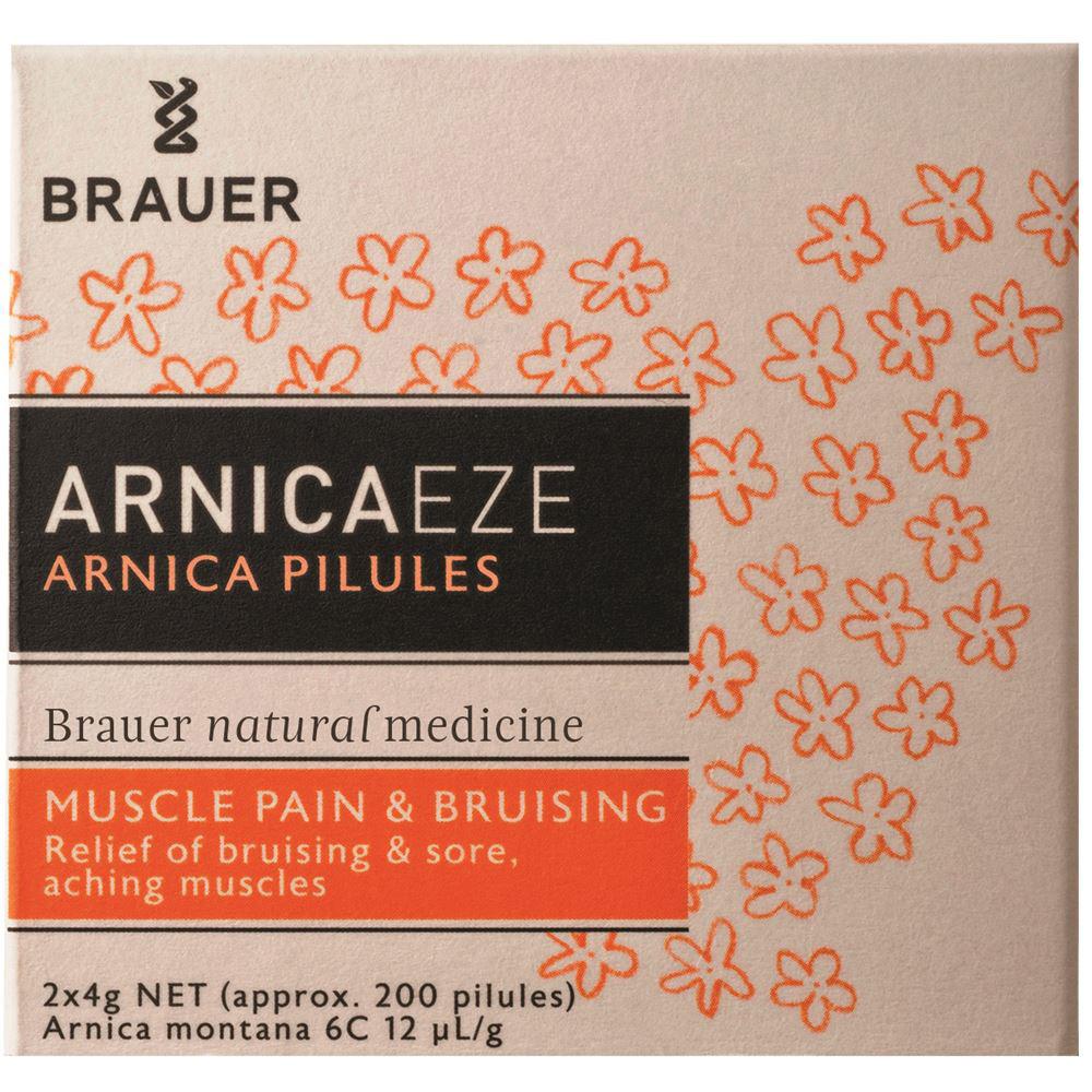 Brauer ArnicaEze Arnica Muscle Pain & Bruising Pilules (6c) 2 x 4g