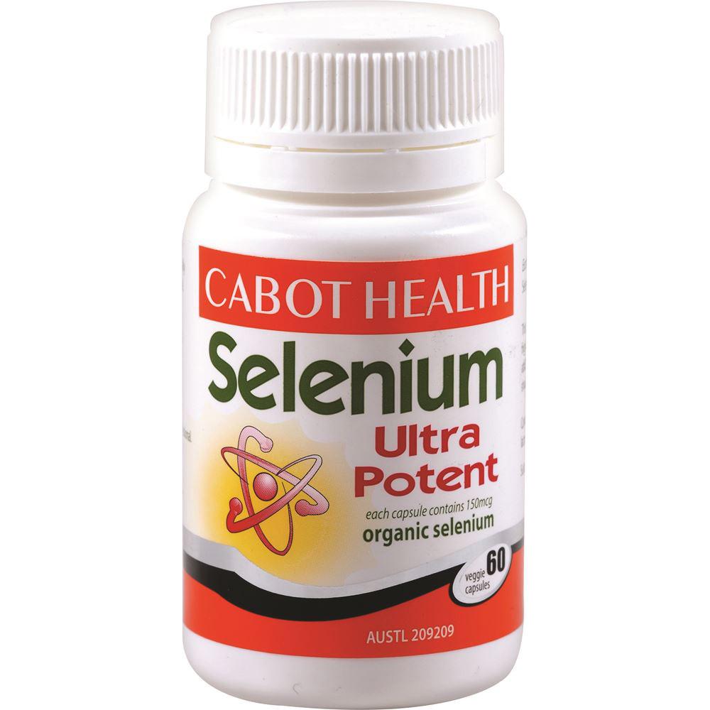 Cabot Health Selenium Ultra Potent 150mcg 60c