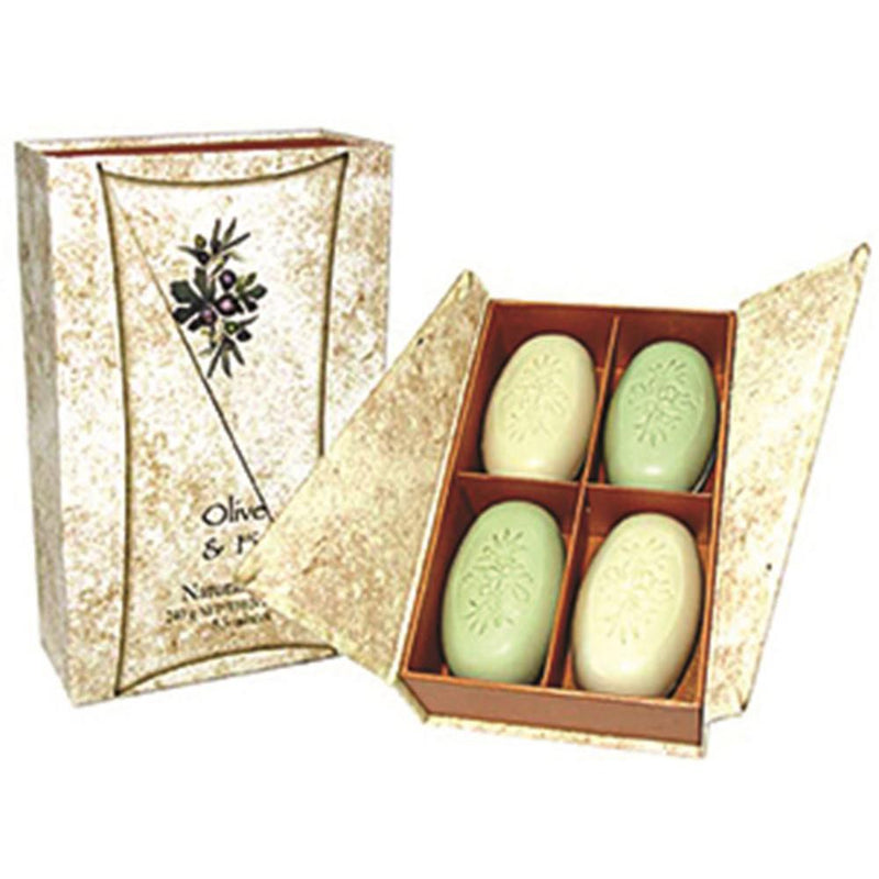 Clover Fields Olive & Fig Boxed Soap 4 Pack
