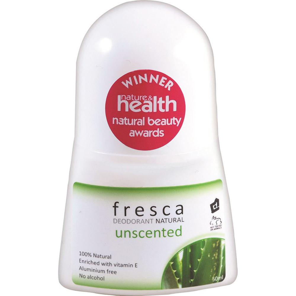 Fresca Natural Deodorant Unscented (with Vitamin E) 50ml