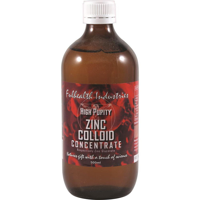 Fulhealth Industries Zinc Colloid Concentrate 500ml