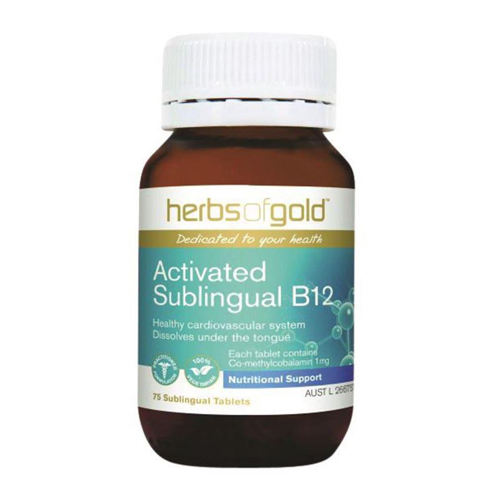 Herbs of Gold Activated Sublingual B12 75t