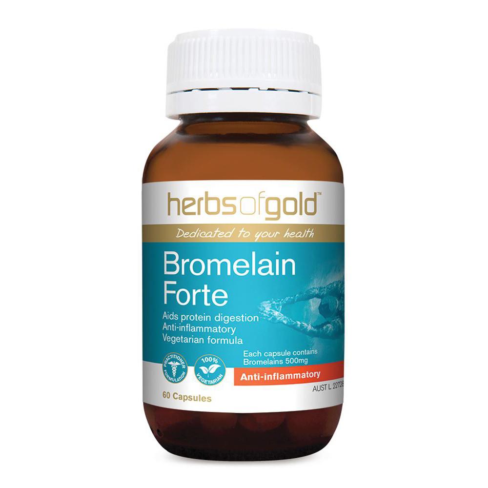 Herbs of Gold Bromelain Forte 60c