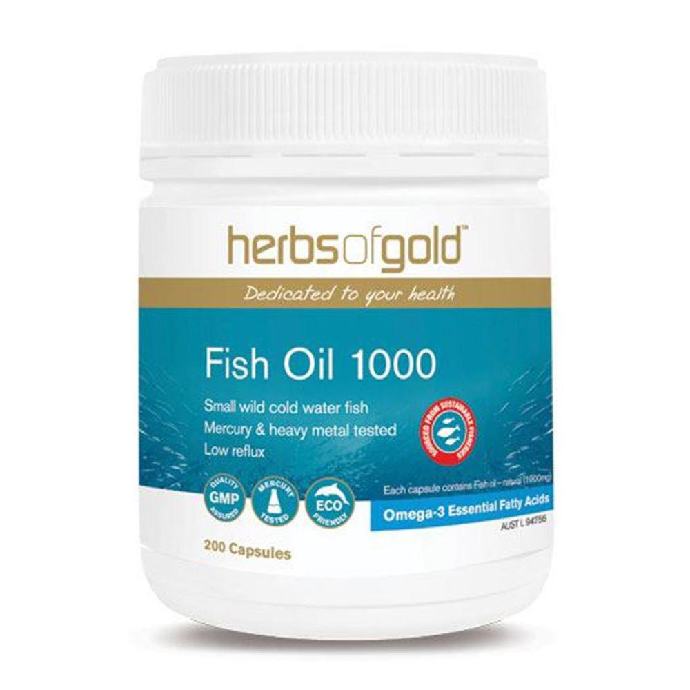 Herbs of Gold Fish Oil 1000 200c