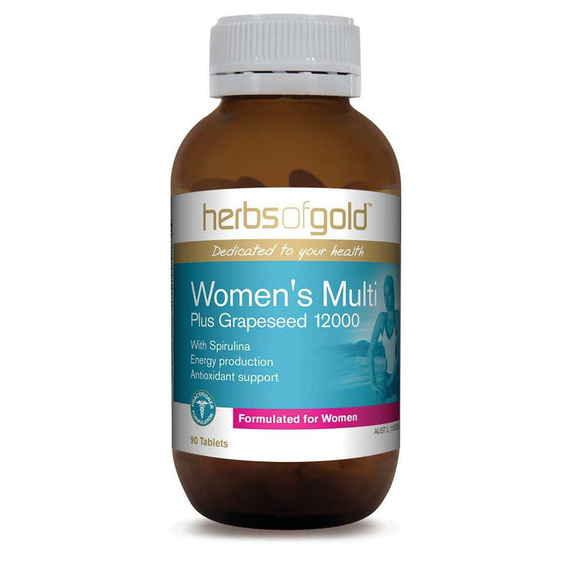 Herbs of Gold Women's Multi plus Grapeseed 90t