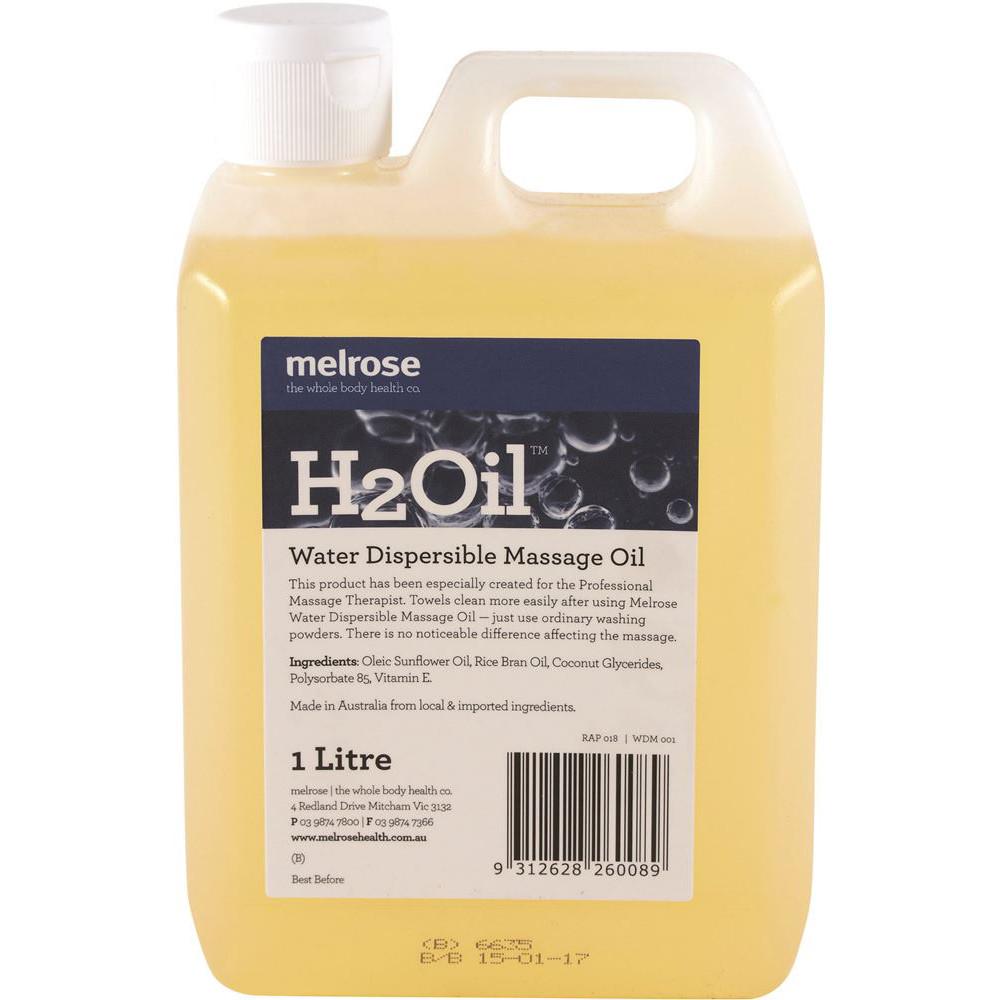 Melrose H2Oil Water Dispersible Massage 1L