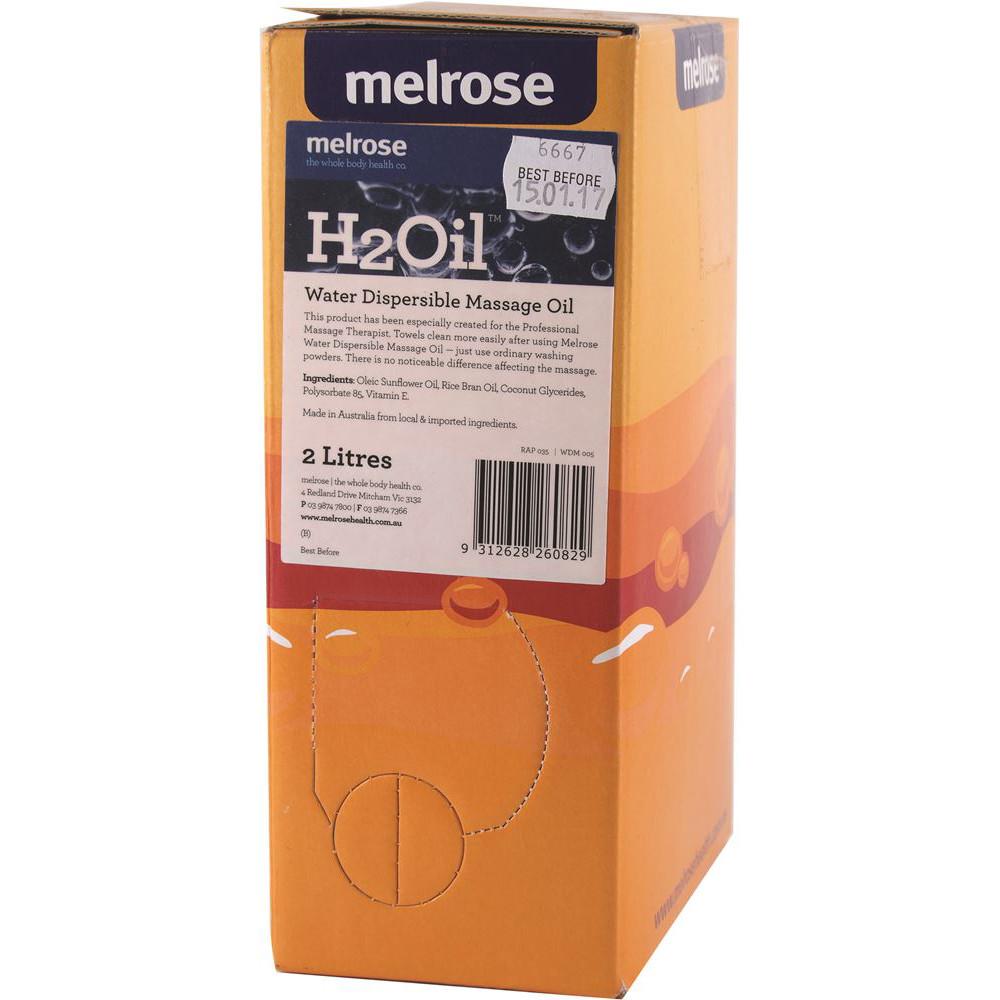 Melrose H2Oil Water Dispersible Massage 2L