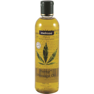 Melrose Hemp Experience Organic Hemp Massage Oil 300ml