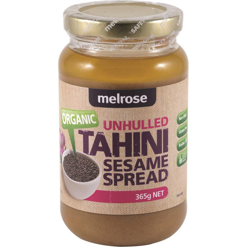 Melrose Organic Tahini Sesame Spread Unhulled 365g