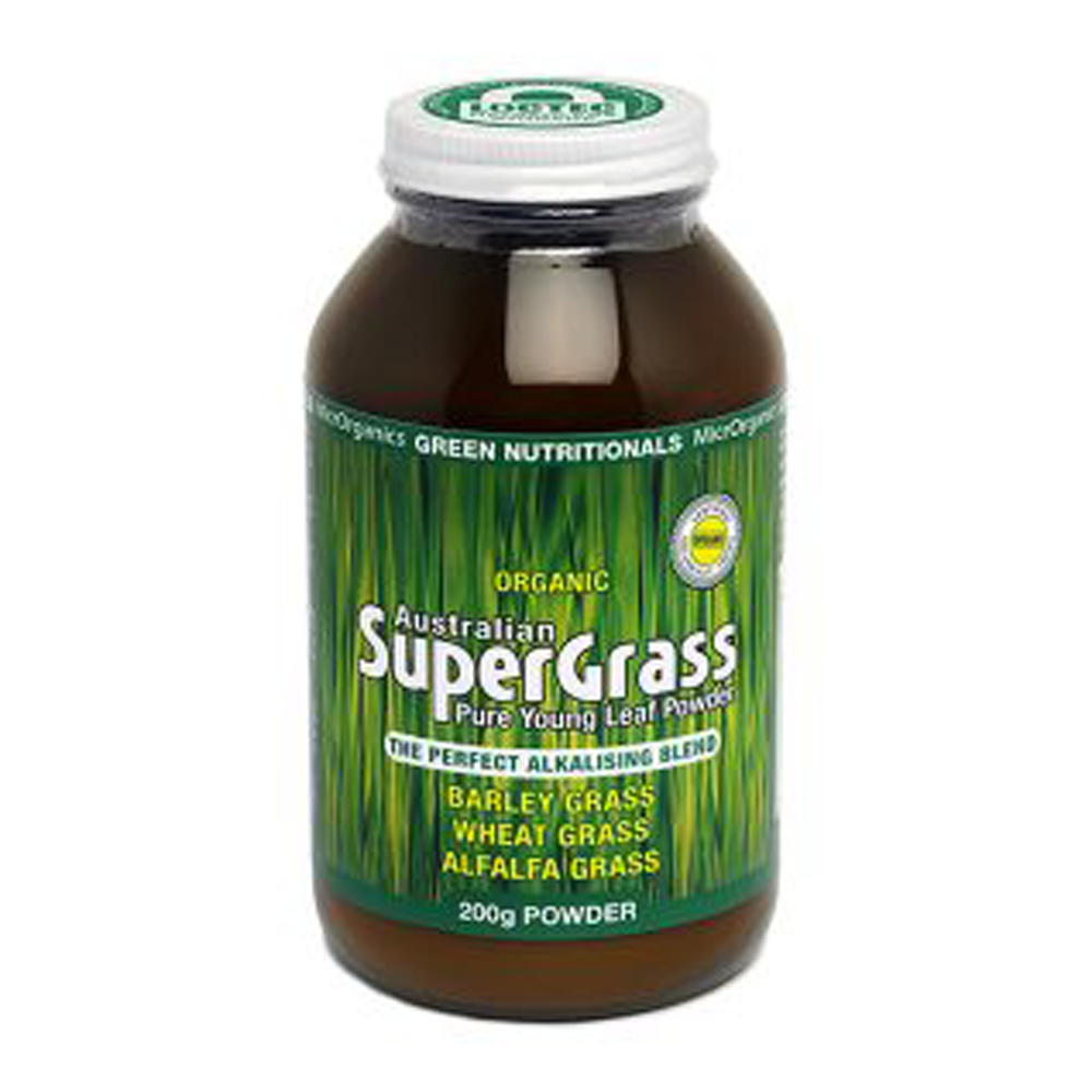 MicrOrganics Green Nutritionals Australian SuperGrass Powder 200g