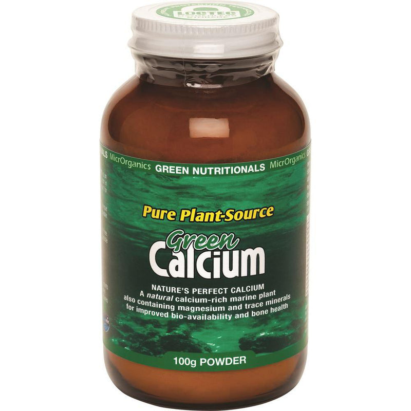MicrOrganics Green Nutritionals Green Calcium (Pure Plant) Powder 100g